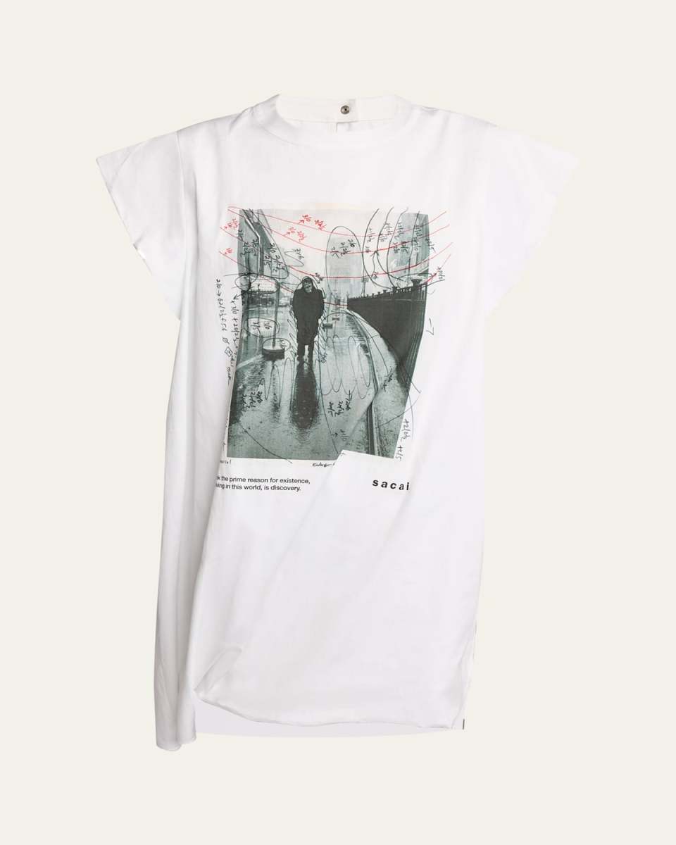 James Dean Printed Asymmetric T-Shirt